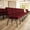 Burgundy Fabric/Gold Vein Frame, variant on Flash Furniture 4 Pack 18.5''W Church Chair in Burgundy Patterned Fabric with Book Rack - Gold Vein Frame