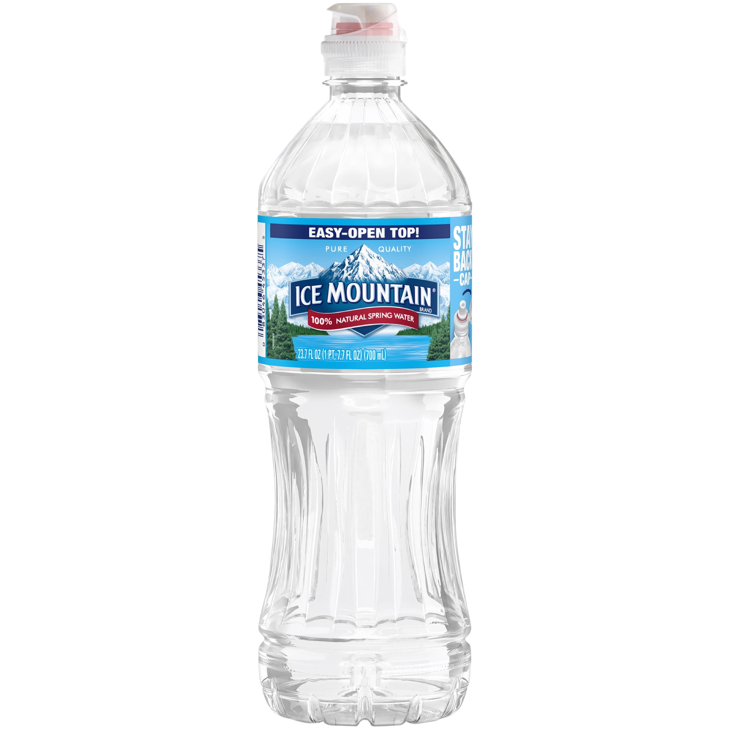 ICE MOUNTAIN Brand 100 Natural Spring Water, 23.7ounce