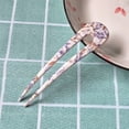 thumbnail image 3 of Horquillas francesas para el pelo, con forma de U, para cabello fino y grueso, 2 puntas para moño, accesorios de peinado vintage para mujer, 3 of 7