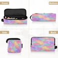 thumbnail image 5 of Hair Tool Organizer Bag with Heat Resistant Mat Removable Travel Storage Case for Hot Air Brushes Curling Irons Rainbow Flower Pattern, 5 of 8