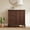 Brown, variant on Buffet Sideboard, 3-Drawer and Door Accent Cabinet, Solid Wood Legs for Kitchen, Living Room, Green