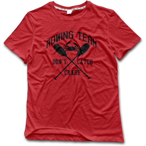 LaBo Men's Crew Rowing Team Don't Catch Crabs Cotton Vintage T Shirts