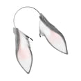 thumbnail image 2 of Diadema de pelo con orejas caídas de dibujos animados para cosplay de carnaval y baile para niñas gris y, 2 of 8