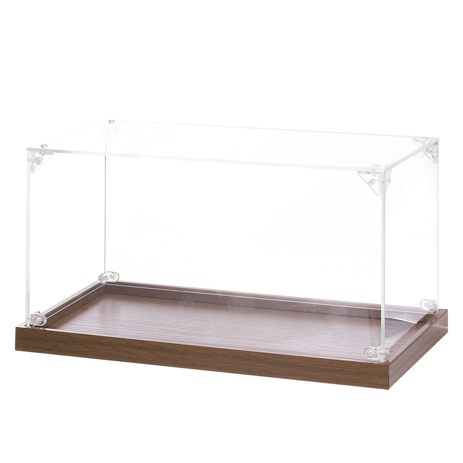 Vitrine en Verre pour Collection, 36x23x27cm Boîte de Présentation en