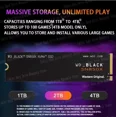 thumbnail image 5 of Unidad de estado sólido interna NVMe SSD SN850X de 4 TB, 1 TB, 2 TB, 7300 MB/s, PCIe4.0 M.2 2280, compatible con Playstation 5, 5 of 5