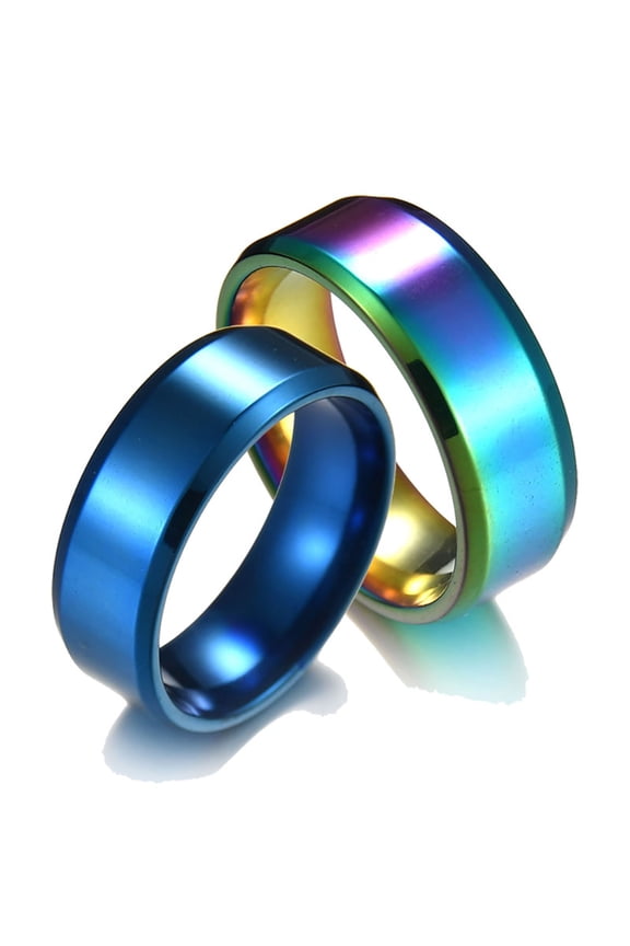 Pack Of 1 Ring Stainless Steel Mirror Lightweight Finger Ring for Wedding