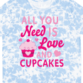 thumbnail image 4 of Inktastic Valentines Day All You Need is Love and Cupcakes T-Shirt, 4 of 5