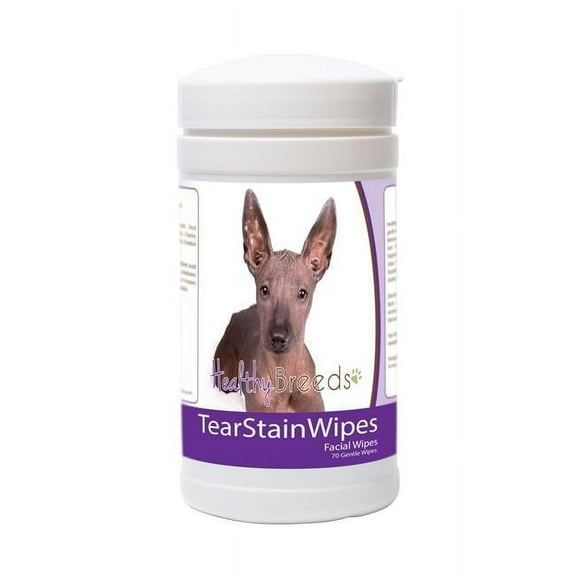 Healthy Breeds 840235178798 Xoloitzcuintli Tear Stain Wipes - 70 Count