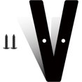 thumbnail image 1 of 16 Inch Modern Metal House Numbers, Metal Letter, Black Door Number, Metal Mailbox Numbers and Letters, Metal House Address Letters and Numbers for Outside Signs (V), 1 of 8