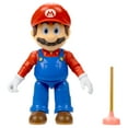 thumbnail image 4 of The Super Mario Bros. Movie 2023 - 5 inch Feature Mario Action Figure with Accessory (NEW), 4 of 6