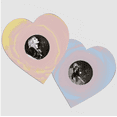 thumbnail image 5 of Taylor Swift Lover Live From Paris Pink/Yellow & Blue Swirl Heart Shape Vinyl, 5 of 7