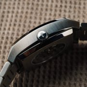 Heritage Wellington Skeleton Automatic Sage Steel