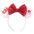 thumbnail image 2 of En stock, diadema bordada para niños de Mickey Disney, par de pajaritas, accesorios para el cabello para niños zhangyuxiang LED, 2 of 2