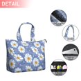 thumbnail image 2 of Blue Daisy Flower Pattern Travel Tote Bags for Women Carry On,Large Weekender Bags for Women Travel,Multi Functional Duffle Bag for Work,Shopping,Sports, 2 of 5