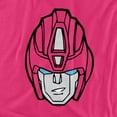 thumbnail image 2 of Transformers Hot Rod Head Women's T Shirt, Hot Pink, Small, 2 of 6
