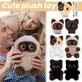 thumbnail image 2 of Ultra-Soft 6 Inch Cat Plush Doll - Fluffy Stuffed Animal Toy for Cuddling,Perfect Birthday Gift for Fans of Cute Kittens, 2 of 7