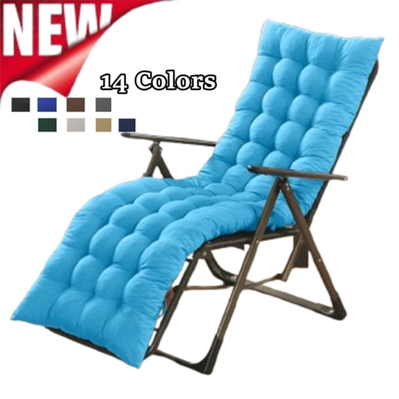 Fmxomd 62.5 x19 Inch Chaise Lounge Cushions Soft Lounge Chair Cushion Gravity Chair Cushion Sofa Lawn Furniture Cushion Pad with Ties for Outdoor Indoor Patio Home Decor