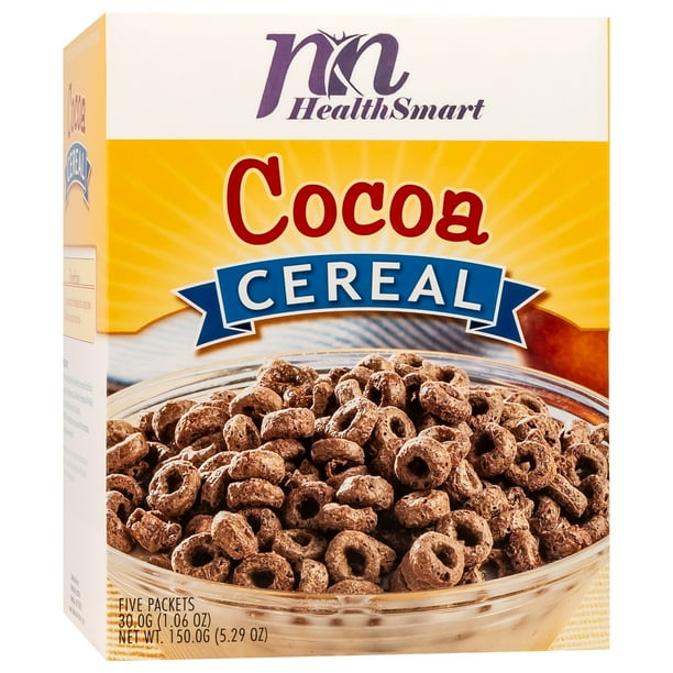 HealthSmart High Protein Cocoa Cereal, 15g Protein, Low Calorie, Low