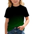 thumbnail image 3 of RMGVDSD Boys Summer Tops Gradient Color T Shirts For Kids Short Sleeve Crewneck Tees Graphic T-Shirts School Fashion Tshirts 6-7 Years, 3 of 6