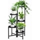 thumbnail image 1 of Soporte para Plantas de Metal de 5 Niveles, Estante para Macetas para Interiores y Exteriores, Estante de Exhibición en Flores Esquina, para Patio Jardín Balcón Oficina y Sala de Estar, 1 of 7