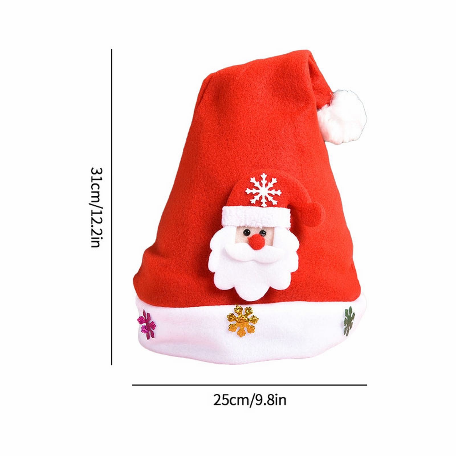 Decor,Thickened Christmas Cap Dress Up Holiday New Year Festive Party