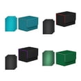 thumbnail image 1 of 4 cajas para de cartas, contenedor de cuero PU Premium con cierre magnético, pantalla resistente, almacenamiento de tarjetas de juego de 4,09 Negro Azul Verde, 1 of 8