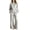 Light Gray, variant on HAJWOH Womens Elegant Lounge Sets Sweatsuit Sets 2 Piece Outfits with Sweater Tops and Wide Leg Sweatpants
