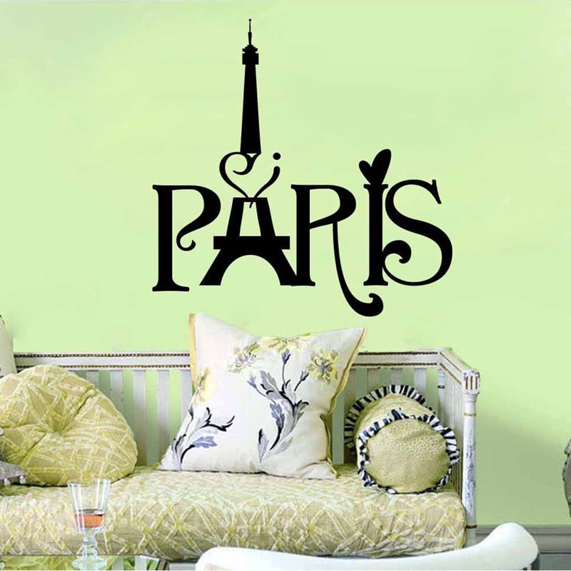 EIFFEL TOWER PARIS WALL STICKER DECAL HOME DECOR/BEDROOM/LIVING ROOM