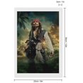 thumbnail image 2 of Pirates of The Caribbean Diamond Arts Kits for Adults Diamond Art Gem Art Painting Full Drill Round Art Gem Painting Kit for Home Wall Decor 8"x12", 2 of 8