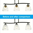 thumbnail image 5 of Uxcell Light Socket Shade Ring, 35 mm Metal Hanging Lamp Holder Parts, White 3Pcs, 5 of 7