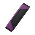 thumbnail image 6 of Unique Bargains Black Purple Car Seat Belt Cover Universal Carbon Fiber Leather Auto Seat Belt Covers, 6 of 6
