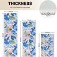 thumbnail image 4 of Multicolor Cartoon Floral and Leaf Pattern Kitchen Rugs Sets Of 3,Kitchen Runner Rugs Non Skid Washable,Decorative Kitchen Floor Mats for Kitchen,Sink,Laundry,17"x30"+ 17"x47" + 17"x59", 4 of 6