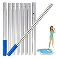 thumbnail image 3 of HomeLife Swimming Pool Pole, Adjustable 8-Piece Telescopic Rod Set, Used for Swimming Pool Skimmer Net Pole, 3 of 11