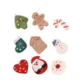 thumbnail image 2 of Colgantes navideños de tela de fieltro Strade Fareast Limited 9 piezas manualidades de bricolaje, 2 of 8