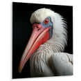 thumbnail image 2 of Designart "Peach Ivory Creature Seabird Image" Pelican Metal Wall Art Prints, 2 of 5