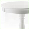 thumbnail image 2 of White Cottage-Style Coffee Table with Turned Pedestal – Spacious Surface & Stable Legs for Living Room, 2 of 7