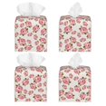 thumbnail image 5 of Rocae Rose Flowers for High-grade Leather Tissue Box, Exquisite Fashionable Design, Office Tissue Box, Waterproof Family Tissue Box, 5 of 8