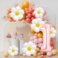 thumbnail image 2 of Set de Globos Margarita Corabsar 40" Número 1 Oro Rosa, 2 of 7