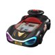 thumbnail image 3 of Volante de coche de carreras de aventura con música y luz para niños de 3 años Rojo Negro, 3 of 8