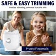 thumbnail image 2 of Electric Nail Clippers, 2 Speeds Baby Nail File Electric with Led Light, Rechargeable Baby Nail Trimmer for Kids, Adults and Elderly, 2 of 5