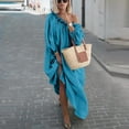 thumbnail image 1 of LSLJS Women Plus Size Daily Casual Open Shoulder Vintage Loose Boho Maxi Dress, 1 of 9