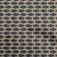 thumbnail image 1 of oneOone Georgette Viscose Black Fabric Block Sewing Craft Projects Fabric Prints By Yard 42 Inch Wide, 1 of 1