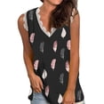 thumbnail image 1 of Chaleco de mujer estampado Casual Qarigey encaje Sexy pulóver Tanktop deportes moda verano Top elegante tipo 9 XXL AP010894-69, 1 of 4