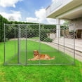 thumbnail image 4 of Lucky Dog 10 x 10 Ft. Heavy Duty Outdoor Chain Link Dog Kennel Enclosure w/ Door, 4 of 12