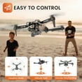 D96 4K HD Dual Camera Drone for Adults and Beginners, Foldable, Follow