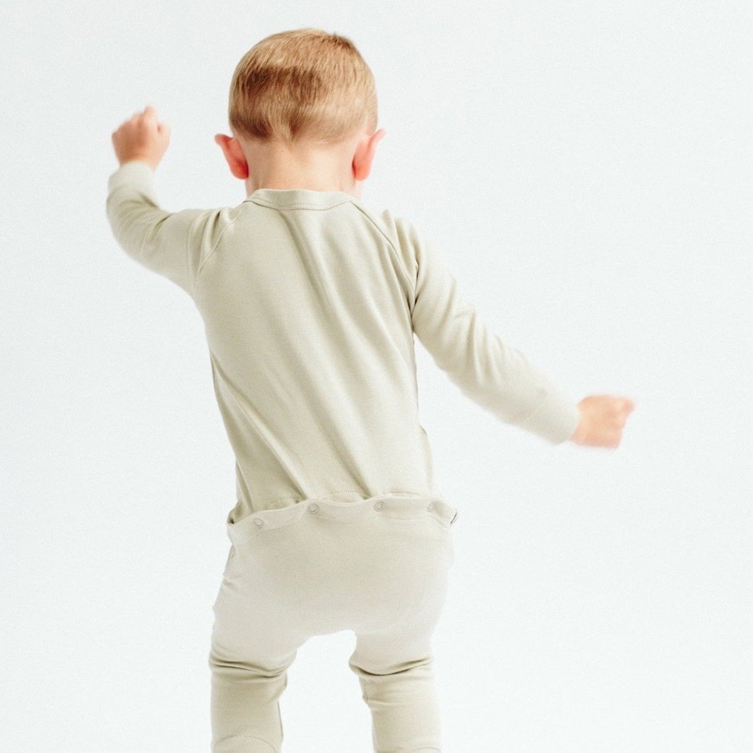 Goumikids Unisex Baby Footie Pajamas Organic Sock Sleeper Clothes 18-24M Moss
