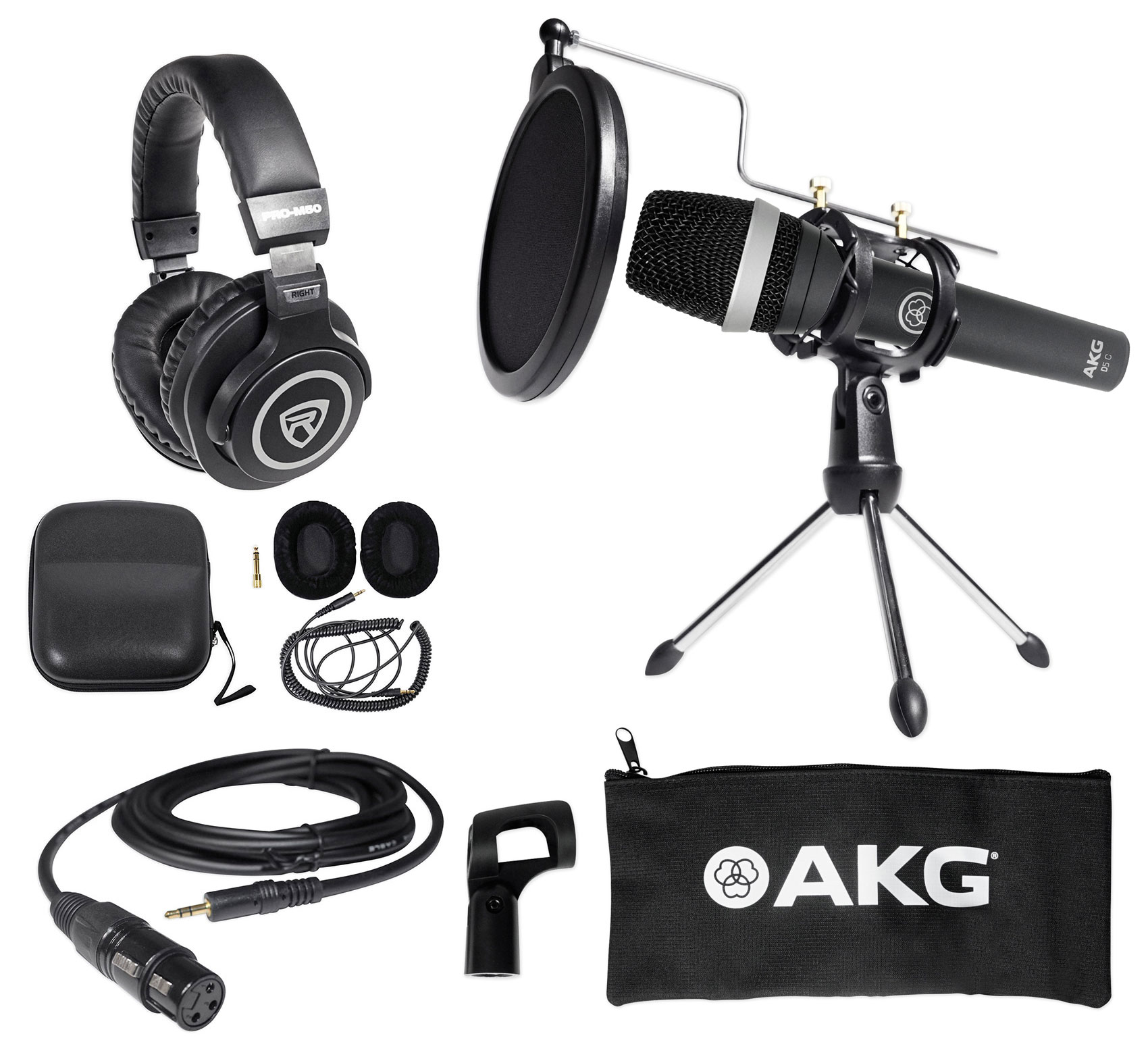 Podcasting Bundle With Microphone And Headphones photo