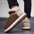 thumbnail image 2 of Men's Slippers Comfortable Thick Sole Warm Footwear for Autumn and Winter Fashionable Couple Design, 2 of 9