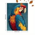 thumbnail image 3 of Colorful Tropical Parrot Canvas Print, Whimsical Bird Animal Lover Gift Home Bedroom Living Room Wall Decor, 3 of 8