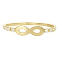 thumbnail image 1 of Anillo De Infinito De Oro De 14k Para Mujer Con Brillantes, 1 of 4